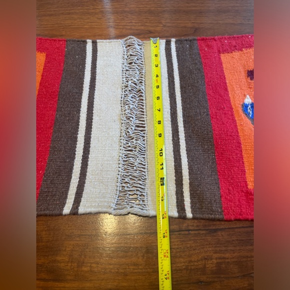 Vintage Ortega Zapotec handmade 100% wool weaving art - Picture 8 of 8